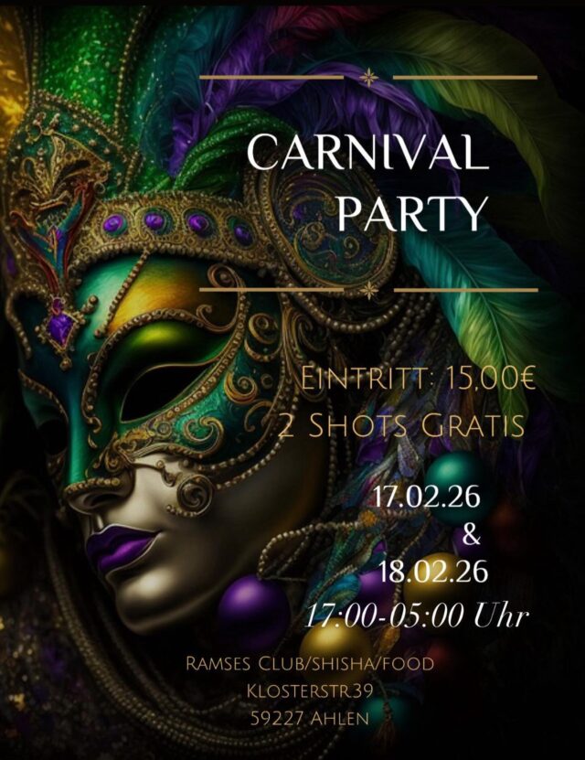 #karneval #ramses #ahlen #club #feiern